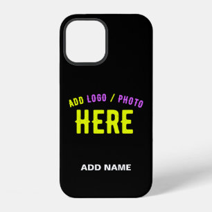 STYLISH MODERN CUSTOMIZABLE BLACK VERIFIED BRANDED iPhone 12 CASE