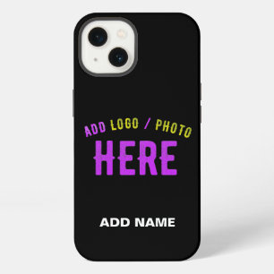 STYLISH MODERN CUSTOMIZABLE BLACK VERIFIED BRANDED iPhone 13 CASE