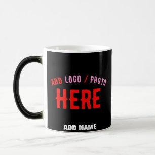 STYLISH MODERN CUSTOMIZABLE BLACK VERIFIED BRANDED MAGIC MUG