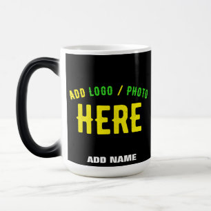 STYLISH MODERN CUSTOMIZABLE BLACK VERIFIED BRANDED MAGIC MUG