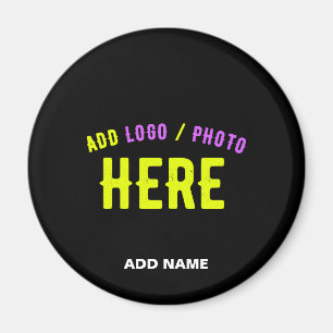 STYLISH MODERN CUSTOMIZABLE BLACK VERIFIED BRANDED MAGNET