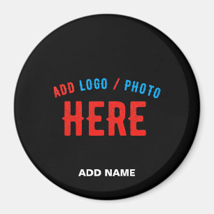 STYLISH MODERN CUSTOMIZABLE BLACK VERIFIED BRANDED MAGNET