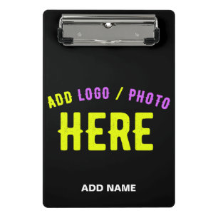 STYLISH MODERN CUSTOMIZABLE BLACK VERIFIED BRANDED MINI CLIPBOARD