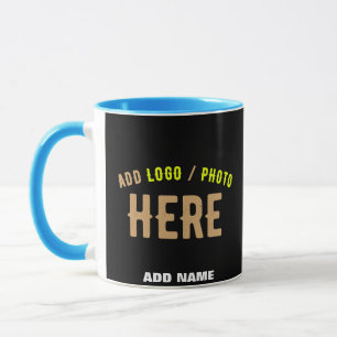 STYLISH MODERN CUSTOMIZABLE BLACK VERIFIED BRANDED MUG