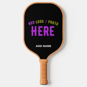 STYLISH MODERN CUSTOMIZABLE BLACK VERIFIED BRANDED PICKLEBALL PADDLE