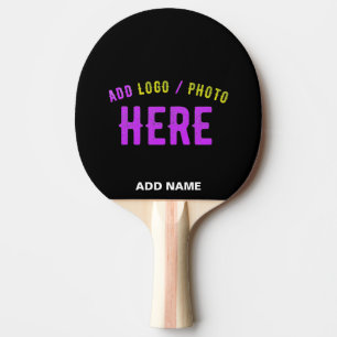 STYLISH MODERN CUSTOMIZABLE BLACK VERIFIED BRANDED PING PONG PADDLE