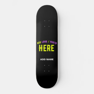 STYLISH MODERN CUSTOMIZABLE BLACK VERIFIED BRANDED SKATEBOARD