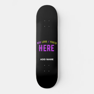 STYLISH MODERN CUSTOMIZABLE BLACK VERIFIED BRANDED SKATEBOARD