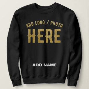 STYLISH MODERN CUSTOMIZABLE BLACK VERIFIED BRANDED SWEATSHIRT