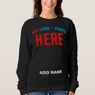 STYLISH MODERN CUSTOMIZABLE BLACK VERIFIED BRANDED SWEATSHIRT