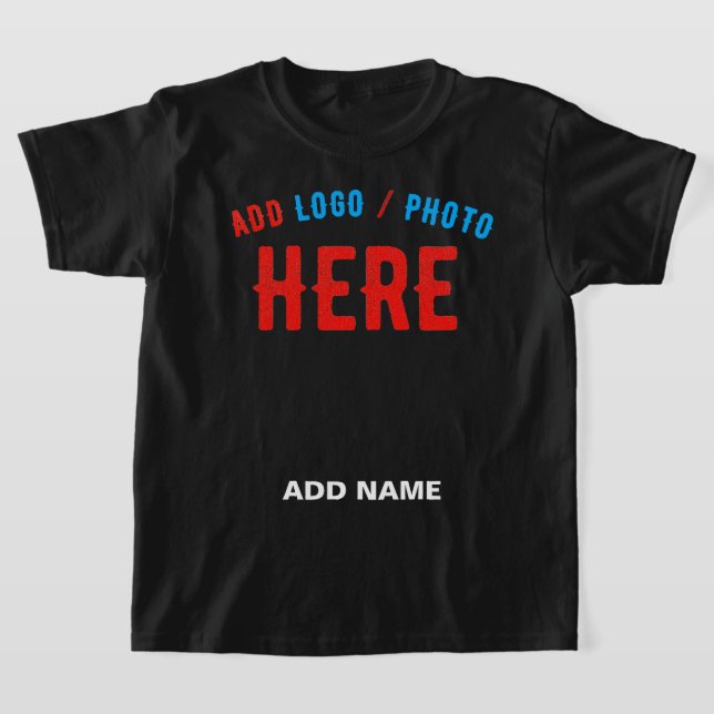STYLISH MODERN CUSTOMIZABLE BLACK VERIFIED BRANDED T-Shirt (Laydown)