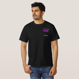 STYLISH MODERN CUSTOMIZABLE BLACK VERIFIED BRANDED T-Shirt