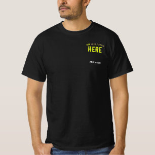 STYLISH MODERN CUSTOMIZABLE BLACK VERIFIED BRANDED T-Shirt