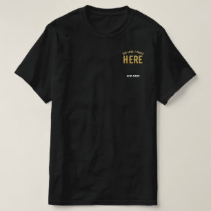 STYLISH MODERN CUSTOMIZABLE BLACK VERIFIED BRANDED T-Shirt