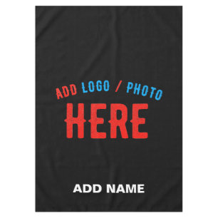 STYLISH MODERN CUSTOMIZABLE BLACK VERIFIED BRANDED TABLECLOTH