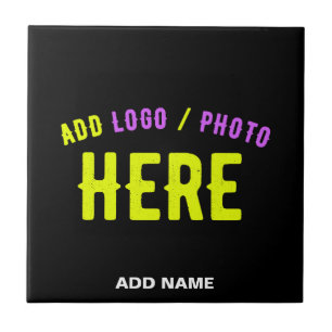 STYLISH MODERN CUSTOMIZABLE BLACK VERIFIED BRANDED TILE