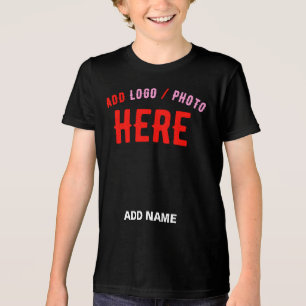 STYLISH MODERN CUSTOMIZABLE BLACK VERIFIED BRANDED Tri-Blend SHIRT