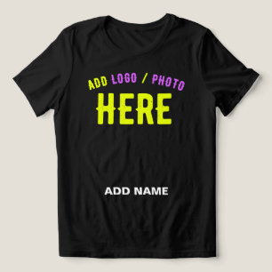 STYLISH MODERN CUSTOMIZABLE BLACK VERIFIED BRANDED Tri-Blend SHIRT
