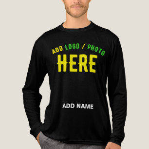 STYLISH MODERN CUSTOMIZABLE BLACK VERIFIED BRANDED Tri-Blend SHIRT