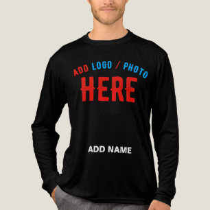 STYLISH MODERN CUSTOMIZABLE BLACK VERIFIED BRANDED Tri-Blend SHIRT