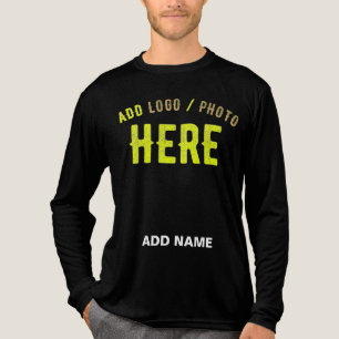 STYLISH MODERN CUSTOMIZABLE BLACK VERIFIED BRANDED Tri-Blend SHIRT