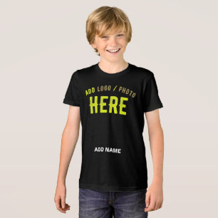 STYLISH MODERN CUSTOMIZABLE BLACK VERIFIED BRANDED Tri-Blend SHIRT