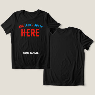 STYLISH MODERN CUSTOMIZABLE BLACK VERIFIED BRANDED Tri-Blend SHIRT