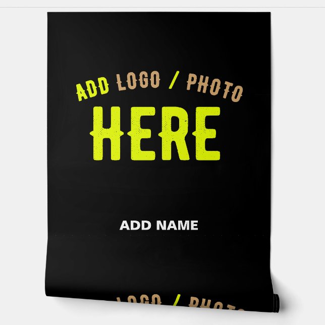STYLISH MODERN CUSTOMIZABLE BLACK VERIFIED BRANDED WALLPAPER (Unrolling)