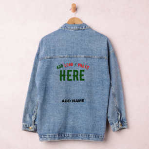 STYLISH MODERN CUSTOMIZABLE BLUE VERIFIED BRANDED DENIM JACKET