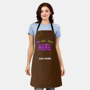 STYLISH MODERN CUSTOMIZABLE BROWN VERIFIED BRANDED APRON