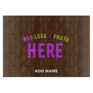 STYLISH MODERN CUSTOMIZABLE BROWN VERIFIED BRANDED CUTTING BOARD