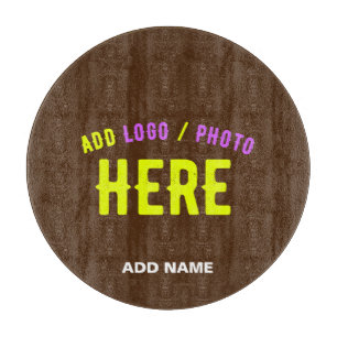 STYLISH MODERN CUSTOMIZABLE BROWN VERIFIED BRANDED CUTTING BOARD
