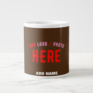 STYLISH MODERN CUSTOMIZABLE BROWN VERIFIED BRANDED LARGE COFFEE MUG