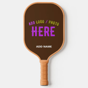 STYLISH MODERN CUSTOMIZABLE BROWN VERIFIED BRANDED PICKLEBALL PADDLE