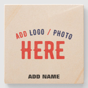 STYLISH MODERN CUSTOMIZABLE BROWN VERIFIED BRANDED STONE COASTER