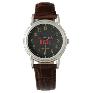 STYLISH MODERN CUSTOMIZABLE BROWN VERIFIED BRANDED WATCH