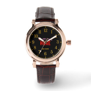 STYLISH MODERN CUSTOMIZABLE BROWN VERIFIED BRANDED WATCH