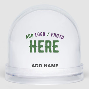 STYLISH MODERN CUSTOMIZABLE CLEAR VERIFIED BRANDED SNOWGLOBE