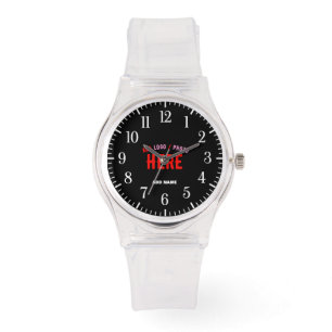 STYLISH MODERN CUSTOMIZABLE CLEAR VERIFIED BRANDED WATCH