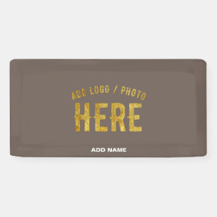 STYLISH MODERN CUSTOMIZABLE COFFEE VERIFIED BRAND BANNER