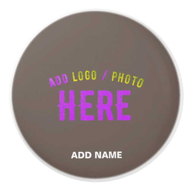 STYLISH MODERN CUSTOMIZABLE COFFEE VERIFIED BRAND CERAMIC KNOB (Front)