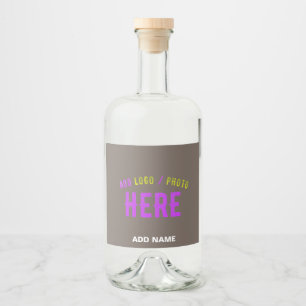 STYLISH MODERN CUSTOMIZABLE COFFEE VERIFIED BRAND LIQUOR BOTTLE LABEL