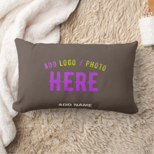 STYLISH MODERN CUSTOMIZABLE COFFEE VERIFIED BRAND LUMBAR CUSHION