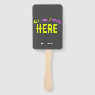 STYLISH MODERN CUSTOMIZABLE GREY VERIFIED BRANDED HAND FAN