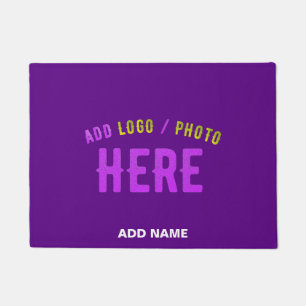 STYLISH MODERN CUSTOMIZABLE INDIGO VERIFIED BRAND DOORMAT