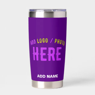 STYLISH MODERN CUSTOMIZABLE INDIGO VERIFIED BRAND INSULATED TUMBLER