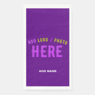 STYLISH MODERN CUSTOMIZABLE INDIGO VERIFIED BRAND NAPKIN