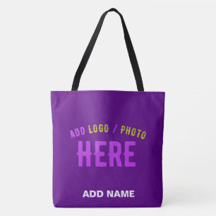 STYLISH MODERN CUSTOMIZABLE INDIGO VERIFIED BRAND TOTE BAG