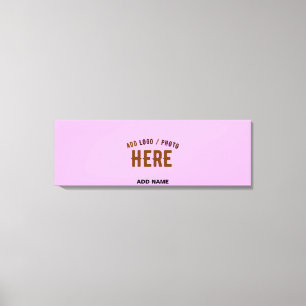 STYLISH MODERN CUSTOMIZABLE MAUVE VERIFIED BRANDED CANVAS PRINT