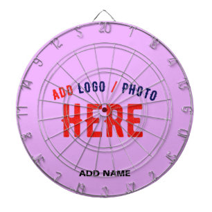 STYLISH MODERN CUSTOMIZABLE MAUVE VERIFIED BRANDED DARTBOARD